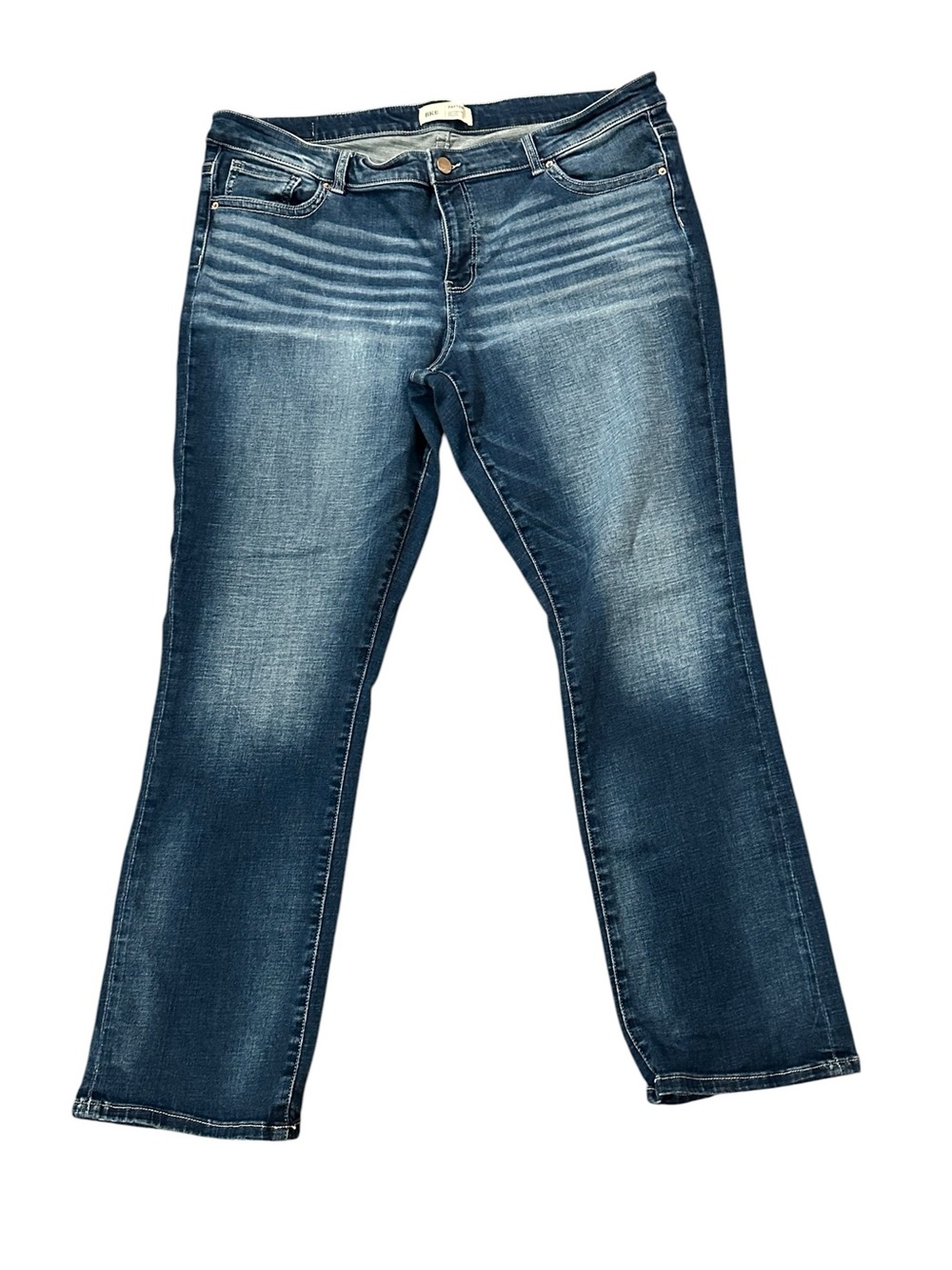 BKE Payton Universal Fit Mid Rise Straight Leg Jeans Medium Wash Stretch 38 X 30
